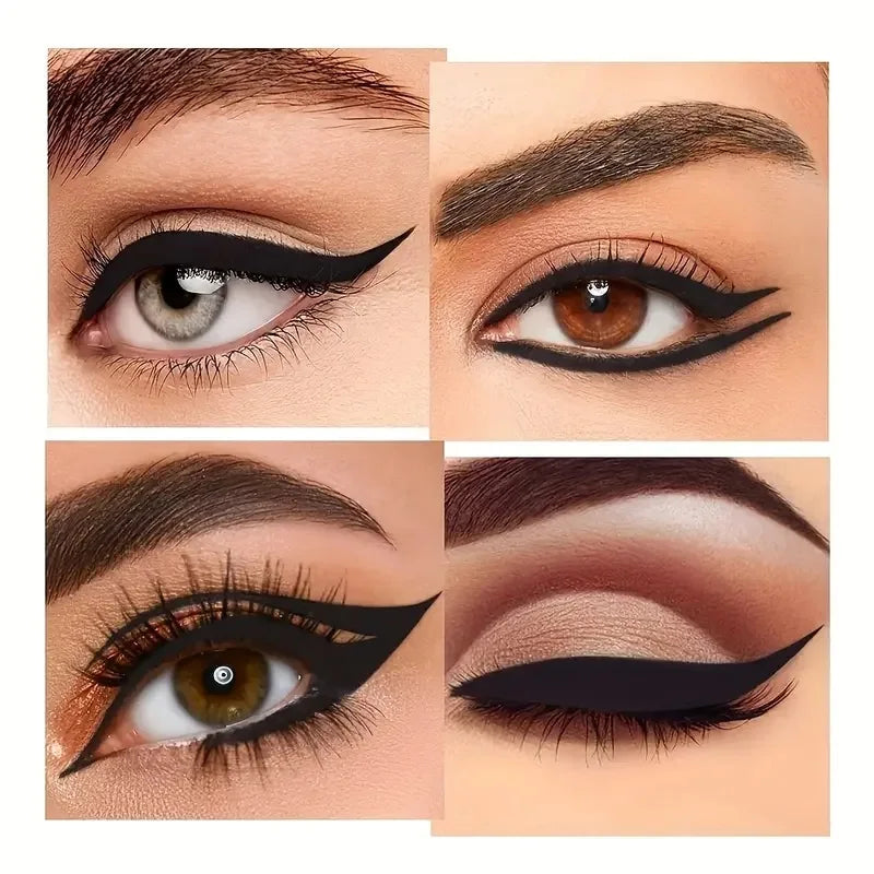 Eyeliner application example