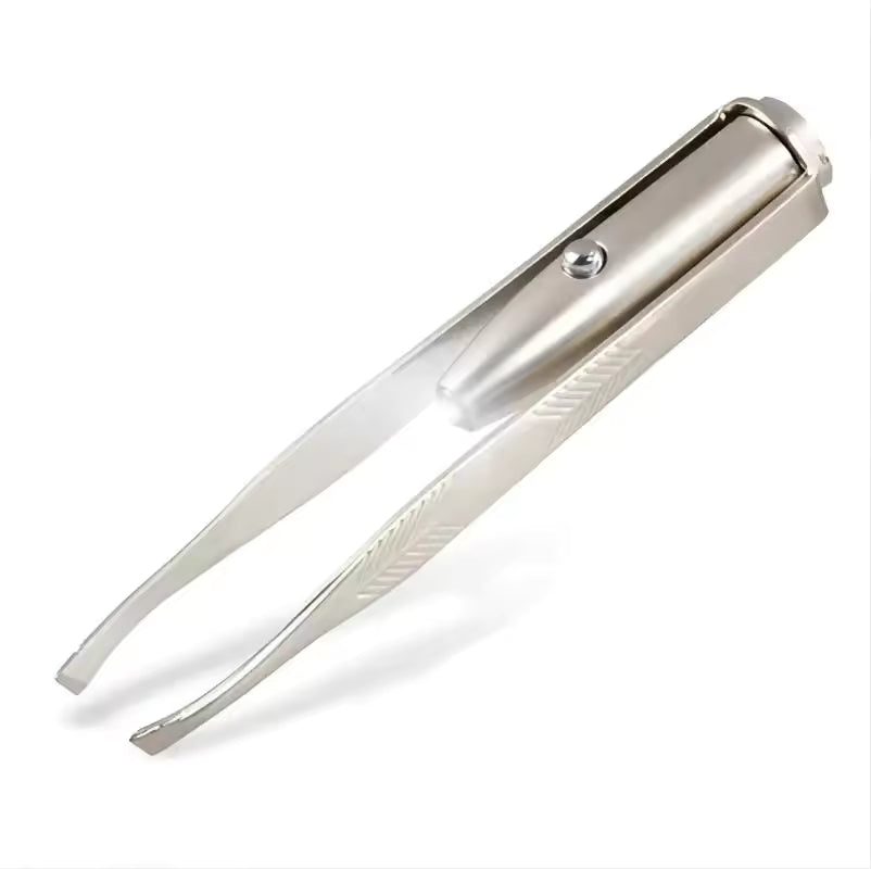 Eyebrow tweezer angled view